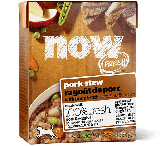 Now Fresh Grain Free Pork Stew with Bone Broth 12 x 12.5oz Tetra Pak cartons