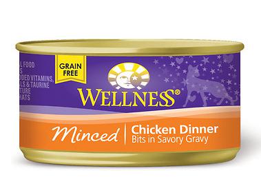 Wellness Minced Chicken Entree 24 x 5.5 oz. cans - Pet Food Online by Naturally Urban