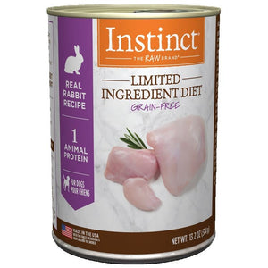 Instinct Limited Ingredient Diet Rabbit 6 x 13.2 oz cans for Dogs