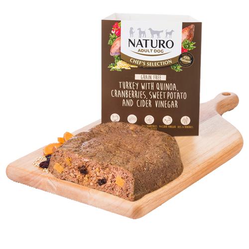 Naturo - Dog Trays - Chef's Selection Grain Free Turkey 7x400g