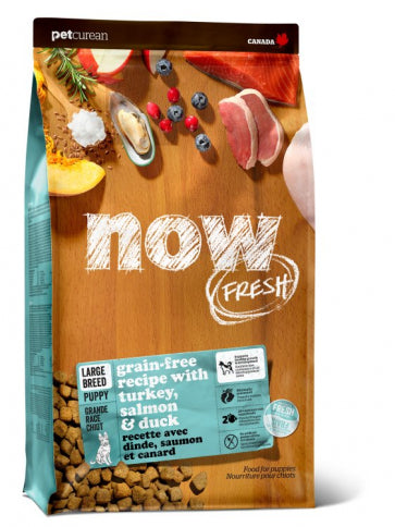 Now Fresh Grain-Free Turkey, Salmon & Duck Large Breed Recipe Adult Dog 25 lbs. - Pet Food Online by Naturally Urban
