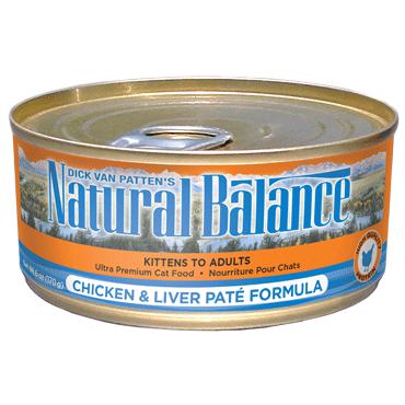 Natural Balance' Ultra Premium Chicken and Liver Pate Canned Formula 24 x 5.5 oz