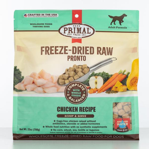 Primal Dog Pronto Freeze-Dried Chicken
