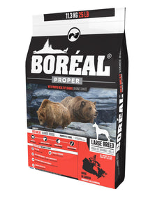 BORÉAL PROPER Red Meat MEAL LOW CARB GRAINS for Large Breed dogs 25 lbs.