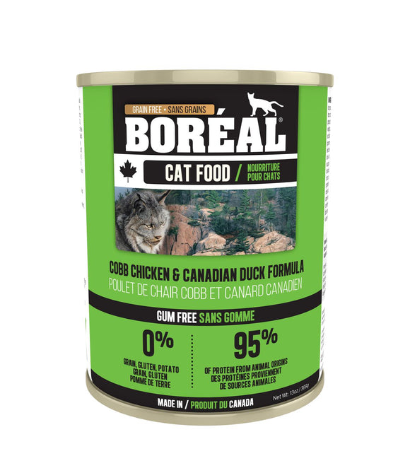 Boreal  Cobb Chicken & Canadian Duck for cats 12 x 14 oz. cans