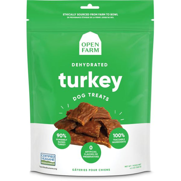 Open Farm Dehydrated Turkey Dog Treats