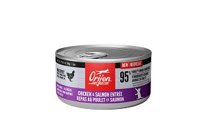 Orijen Chicken & Salmon Entree for Kittens 24 x 85 gm cans