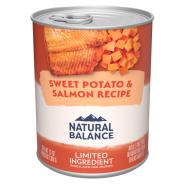 Natural Balance L.I.D. Sweet Potato and Fish Canned Dog Formula 12 x 13 oz. cans