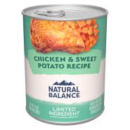 Natural Balance L.I.D. Chicken and Sweet Potato Canned Dog Formula 12 x 13 oz. cans