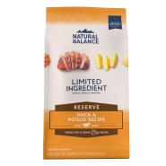 Natural Balance  Limited Ingredient Diets Potato & Duck Dry Dog Formula  22 lbs. bag