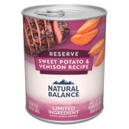 Natural Balance L.I.D. Sweet Potato & Venison Dog Formula 12 x 13 oz. cans