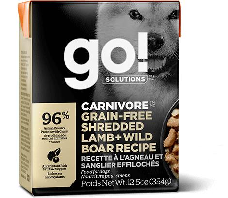 GO! Carnivore Shredded Lamb & Boar 12/12.5OZ