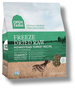 Open Farm Homestead Turkey Freeze Dried Raw Dog Food 13.5 oz