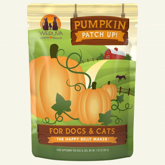 Weruva Pumpkin Patch Up! 12 x 2.8 oz. pouches for Dogs or Cats (Min 2 bag purchase or with another item)