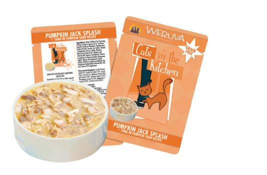 Weruva Pumpkin Jack Splash - Tuna in Pumpkin Soup Recipe 12 x 3 oz. pouches (Min 2 bag purchase or with another item) 