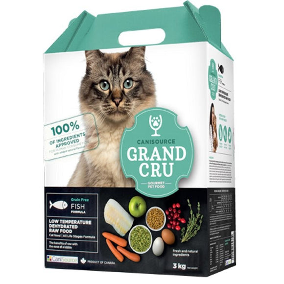 Canisource Grand Cru Grain Free Dehydrated  Fish for Cats 3KG - Pet Food Online by Naturally Urban