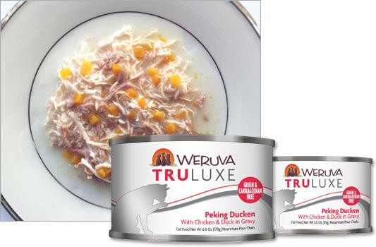 Weruva Truluxe Peking Ducken ' With Chicken & Duck in Gravy 24 x 6 oz. cans 