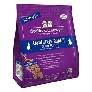 Stella & Chewy's Absolutely Rabbit Dinner Morsels for cats 1lb.
