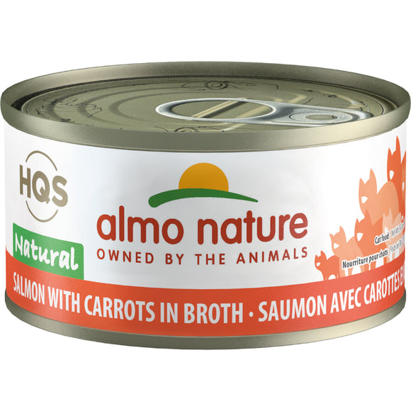 Almo Nature Complete HQS Salmon Recipe with Carrots 24 x 70 gram cans