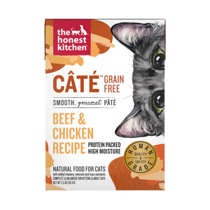 Honest Kitchen  - Grain Free Beef & Chicken Pate for Cats 12 x 5.5oz