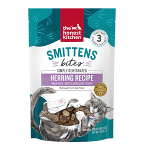 Honest Kitchen  - Grain Free Smittens Bites Herring Recipe Treats for Cats 2oz