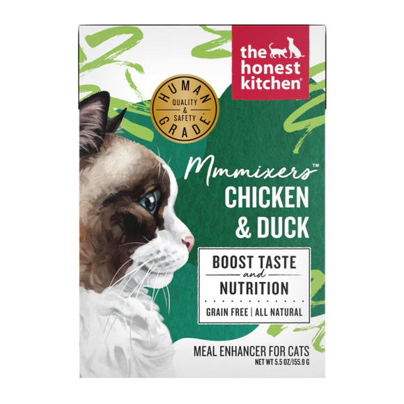 Honest Kitchen  - Grain Free MMMixers Chicken & Duck topper for Cats 12 x 5.5oz