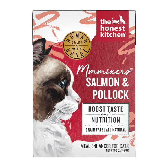 Honest Kitchen  - Grain Free MMMixers Salmon & Pollock topper for Cats 12 x 5.5oz