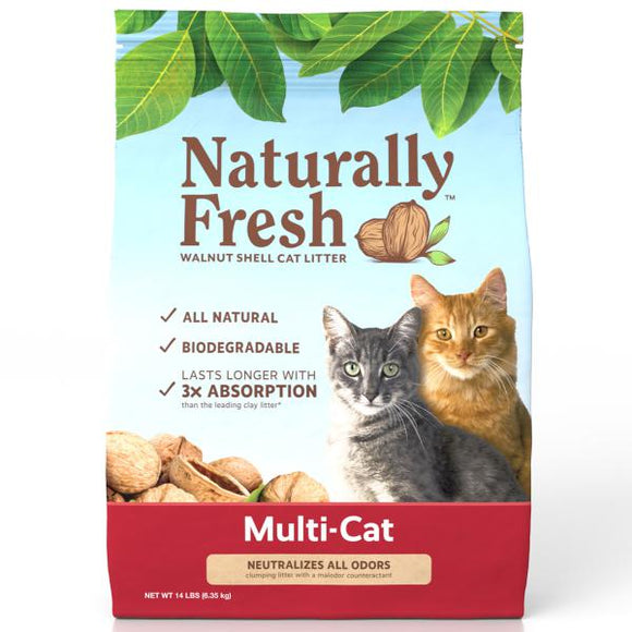 Naturally Fresh MulitCat Clumping Formula non scented 26 lbs. - Pet Food Online by Naturally Urban