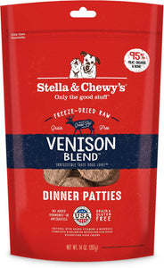 Stella& Chewy's Venison Blend Dandy Dinner 3 lbs of 1.5 oz patties