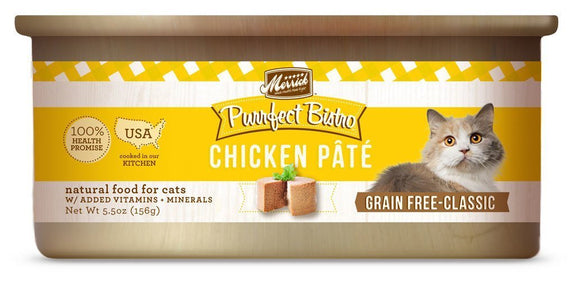 Merrick Purrfect Bistro Grain-Free Chicken Pate 24 x 5.5 oz. cans