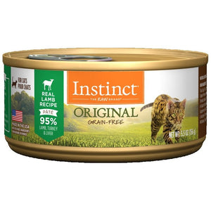 Instinct Grass-Fed  Lamb Recipe for cats 12/156g.