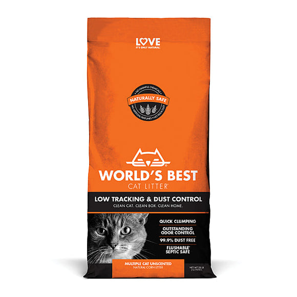 World's Best Cat Litter' Low Tracking & Dust Control Formula  28 lbs. bag