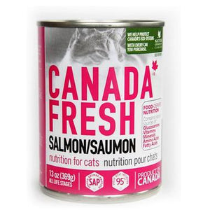 Canada Fresh Nutrition Salmon Formula for cats 12 x 13oz cans - Naturally Urban Pet Food Shipping