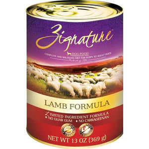 Zignature LID Lamb Recipe for Dogs 12x13oz cans