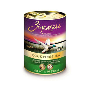 Zignature LID Duck Recipe for Dogs 12x13oz cans