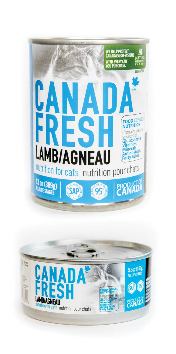 PetKind Canada Fresh Nutrition For Cats Lamb Formula 12 x 13oz cans