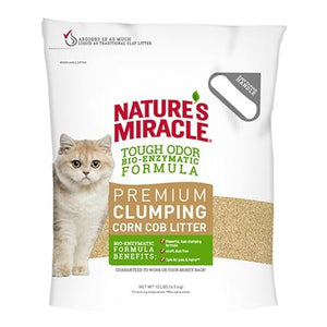 Nature's Miracle Premium Clumping Corn Cob Litter 18LB - Pet Food Online by Naturally Urban