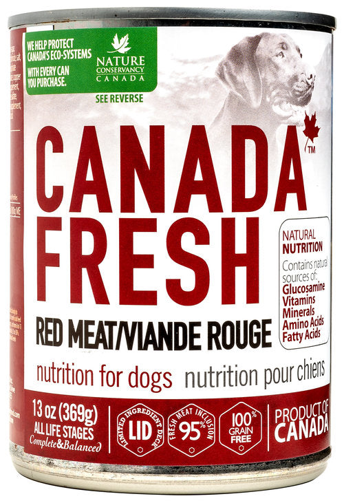Canada Fresh Nutrition For Red Meat Formula 12 x 13oz cans 
