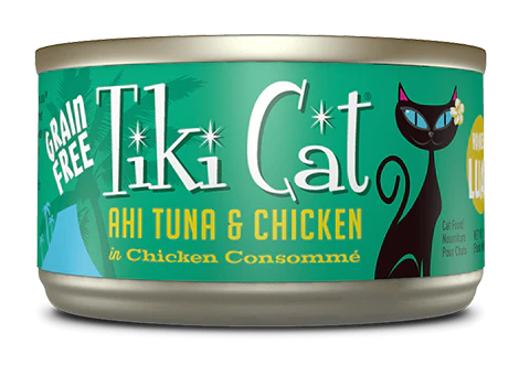 Tiki Cat  Hookena Luau Ahi Tuna & Chicken 8 x 6oz cans