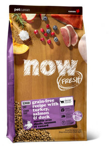 Now Fresh - Grain Free Senior Turkey, Salmon & Duck Recipe 16 lbs. - Pet Food Online by Naturally Urban