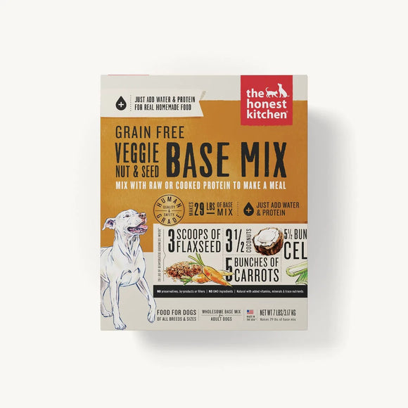 Honest Kitchen Dehydrated - Grain Free Veggie, Nut & Seed Base Mix for Dogs 7 lbs. 