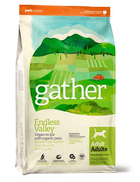 Gather Endless Valley Vegan  recipe for Adult Dogs  16 lbs.