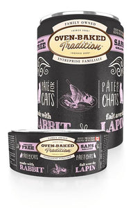 Oven-Baked Tradition Cat Adult Rabbit Pate 24 x 5.5 oz