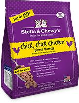 Stella & Chewy's Chick; Chick; Chicken Dinner Morsels for Cats RAW 1.25 Lbs.
