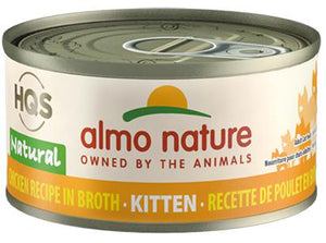 ALMO NATURE HQS NATURAL CAT - Kitten Chicken 24 X 70 gram cans