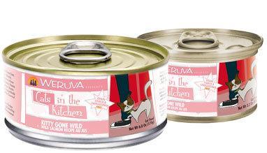 Weruva Cats in the Kitchen Kitty Gone Wild – Wild Salmon Recipe Au Jus 24 x 6 oz. cans - Pet Food Online by Naturally Urban