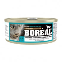 Boreal  Cobb Chicken  Canadian Duck  Atlantic Salmon for cats 12 x 14 oz. cans