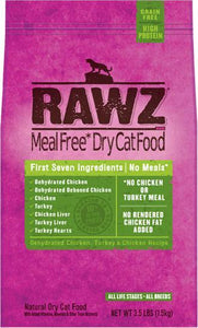 RAWZ Dehydrated Chicken  Turkey Recipe for cats - 3.5 kg. - Pet Food Online by Naturally Urban