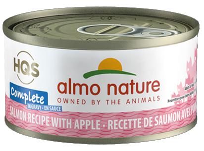 Almo Nature HQS Complete Salmon with Apples in Gravy 24 x 70 grams for cats