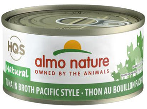 ALMO NATURE HQS NATURAL CAT - Tuna in broth Pacific style 24 X 70 gram cans